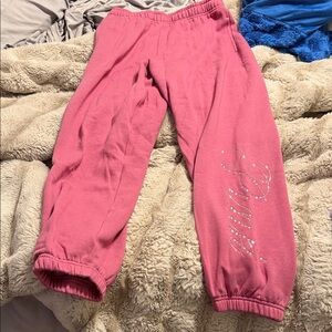 Victoria secret PINK campus fleece mauve sweatpants